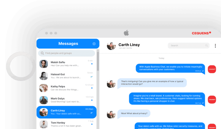 Interact with your customers