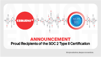 CEQUENS Achieves SOC 2 Type II Certification, Reinforcing Commitment to Security and Data Protection